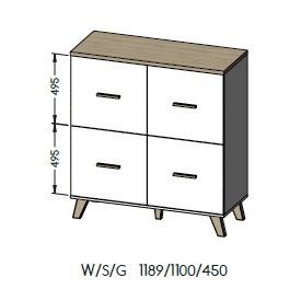 Cama living room set LOTTA 1 (RTV stand 160 + display cabinet 120 + sideboard 110 4D + coffee table 60) Cama living room set LOTTA 1 (RTV stand 160 + display cabinet 120 + sideboard 110 4D + coffee table 60)