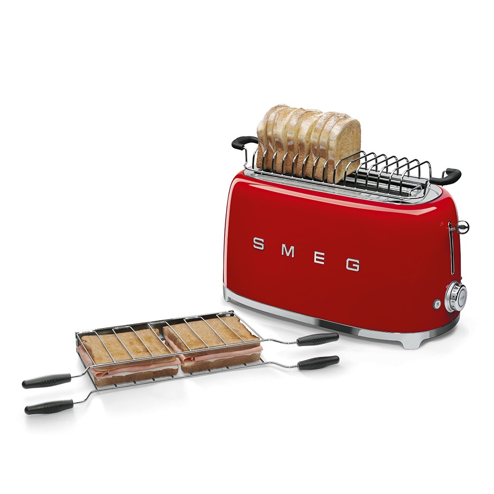 Smeg 50's Style Toaster TSF02RDEU Red Smeg 50's Style Toaster TSF02RDEU Red