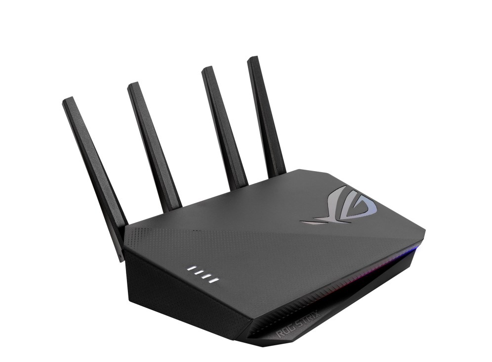 ASUS ROG STRIX GS-AX5400 wireless router Gigabit Ethernet Dual-band (2.4 GHz / 5 GHz) Black ASUS ROG STRIX GS-AX5400 wireless router Gigabit Ethernet Dual-band (2.4 GHz / 5 GHz) Black