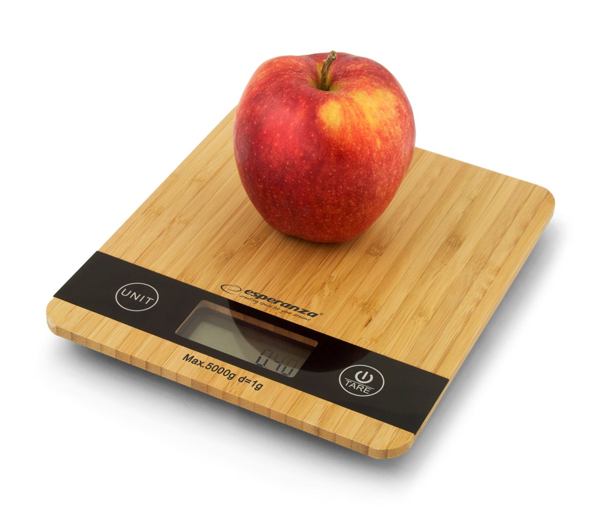 Esperanza EKS005 Electronic kitchen scale Bambus Tabletop Rectangle Esperanza EKS005 Electronic kitchen scale Bambus Tabletop Rectangle