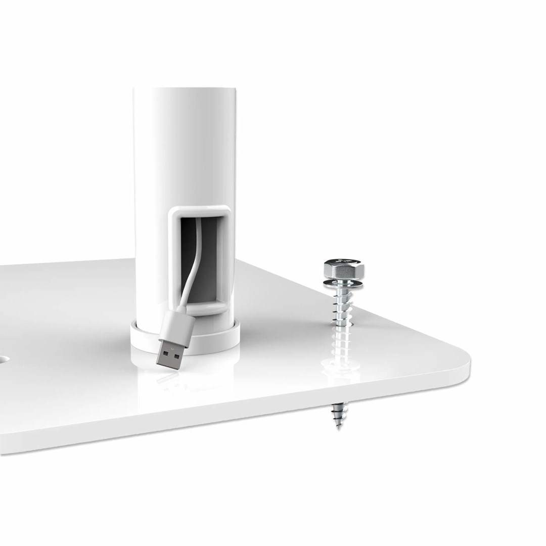 MANHATTAN abschlieĂźbarer StandfuĂź fĂĽr Tablets 7,9"-11" weiĂź MANHATTAN abschlieĂźbarer StandfuĂź fĂĽr Tablets 7,9"-11" weiĂź