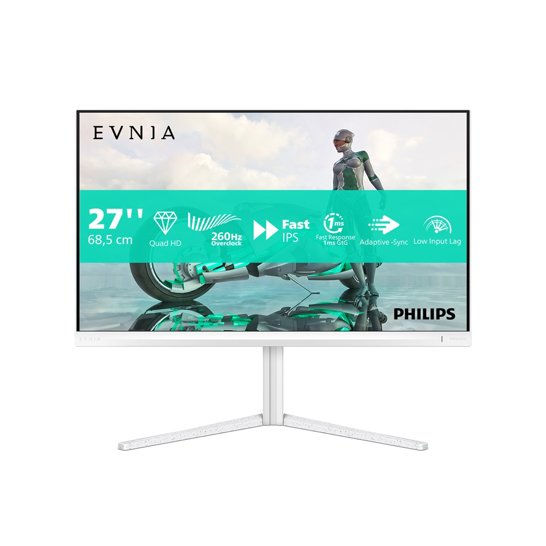 Philips Evnia 27M2N3501PA/00 computer monitor 68.6 cm (27") 2560 x 1440 pixels Quad HD LCD White Philips Evnia 27M2N3501PA/00 computer monitor 68.6 cm (27") 2560 x 1440 pixels Quad HD LCD White