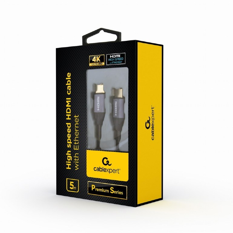 Gembird CCBP-HDMI-5M HDMI cable HDMI Type A (Standard) Grey Gembird CCBP-HDMI-5M HDMI cable HDMI Type A (Standard) Grey