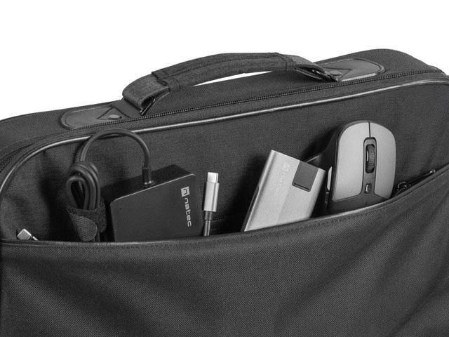 NATEC Impala 2 35.8 cm (14.1") Messenger case Black, Grey NATEC Impala 2 35.8 cm (14.1") Messenger case Black, Grey