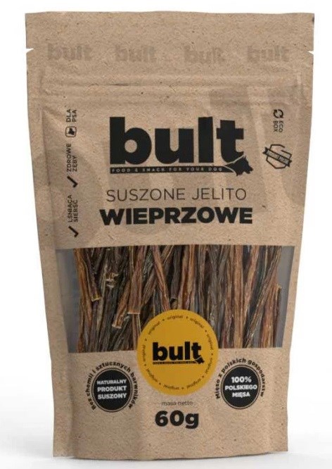BULT Eko Dried pork intestine - Dog treat - 60g BULT Eko Dried pork intestine - Dog treat - 60g
