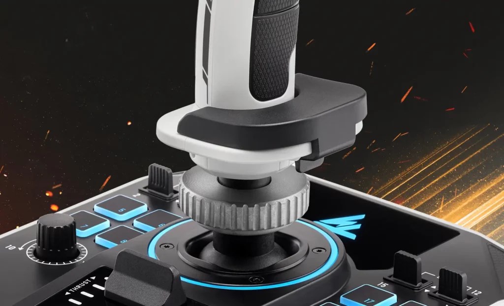 Thrustmaster Sol-R 2 HOSAS Space Sim Duo Black, White USB Flightstick Analogue / Digital PC Thrustmaster Sol-R 2 HOSAS Space Sim Duo Black, White USB Flightstick Analogue / Digital PC