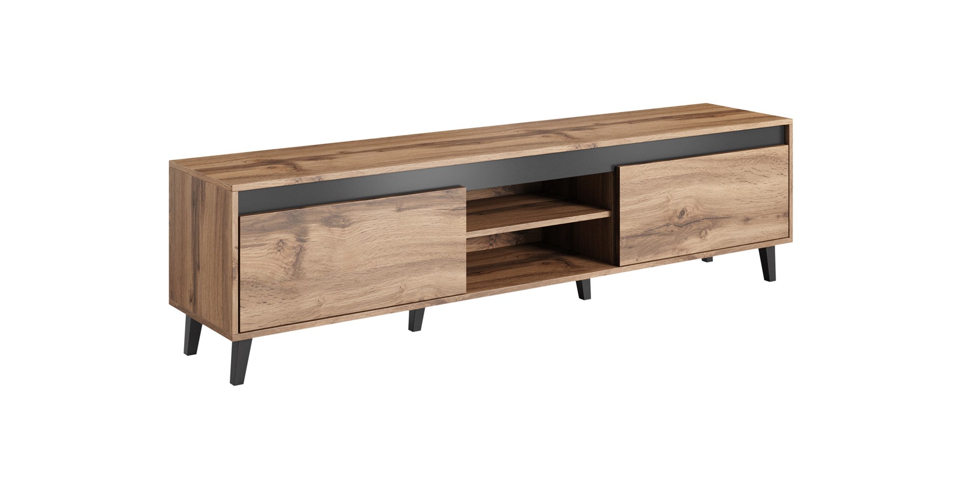 Cama TV stand NORD II 170cm wotan/antracite Cama TV stand NORD II 170cm wotan/antracite