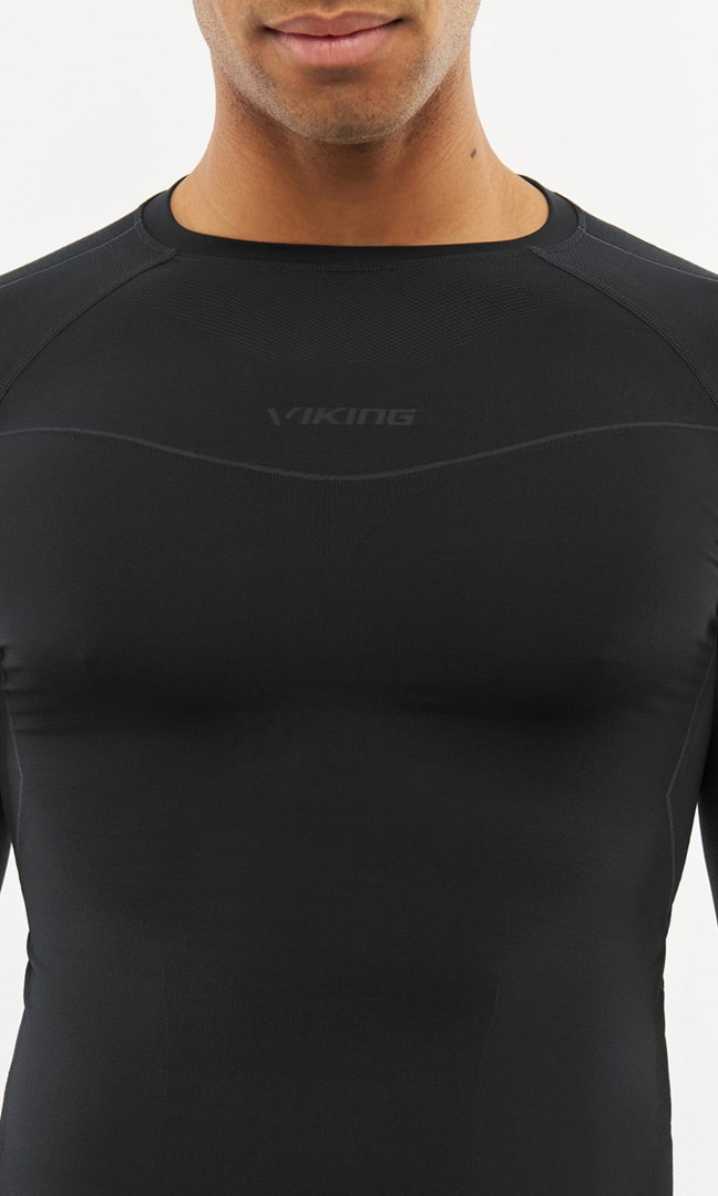 VIKING Gary 3/4 Set Bamboo men's underwear, size M, black VIKING Gary 3/4 Set Bamboo men's underwear, size M, black