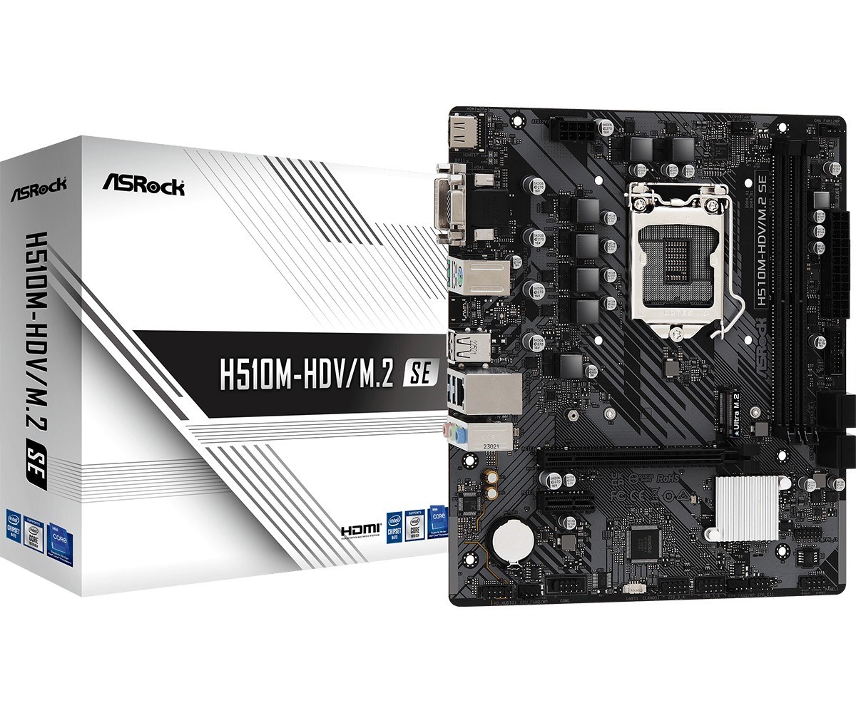 Asrock H510M-HDV/M.2 SE motherboard Asrock H510M-HDV/M.2 SE motherboard