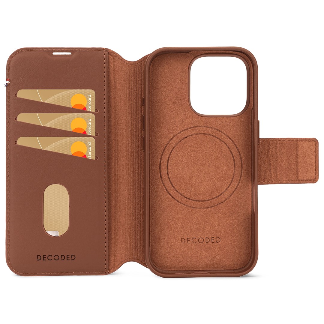 Decoded Leather Detachable Wallet mobile phone case 16 cm (6.3") Wallet case Brown Decoded Leather Detachable Wallet mobile phone case 16 cm (6.3") Wallet case Brown