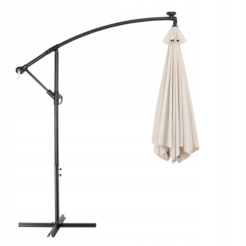 Extralink BLACK FOREST PARASOL OGRODOWY NA WYSIEGNIKU 3M DUZY BEZOWY L-0713 Extralink BLACK FOREST PARASOL OGRODOWY NA WYSIEGNIKU 3M DUZY BEZOWY L-0713