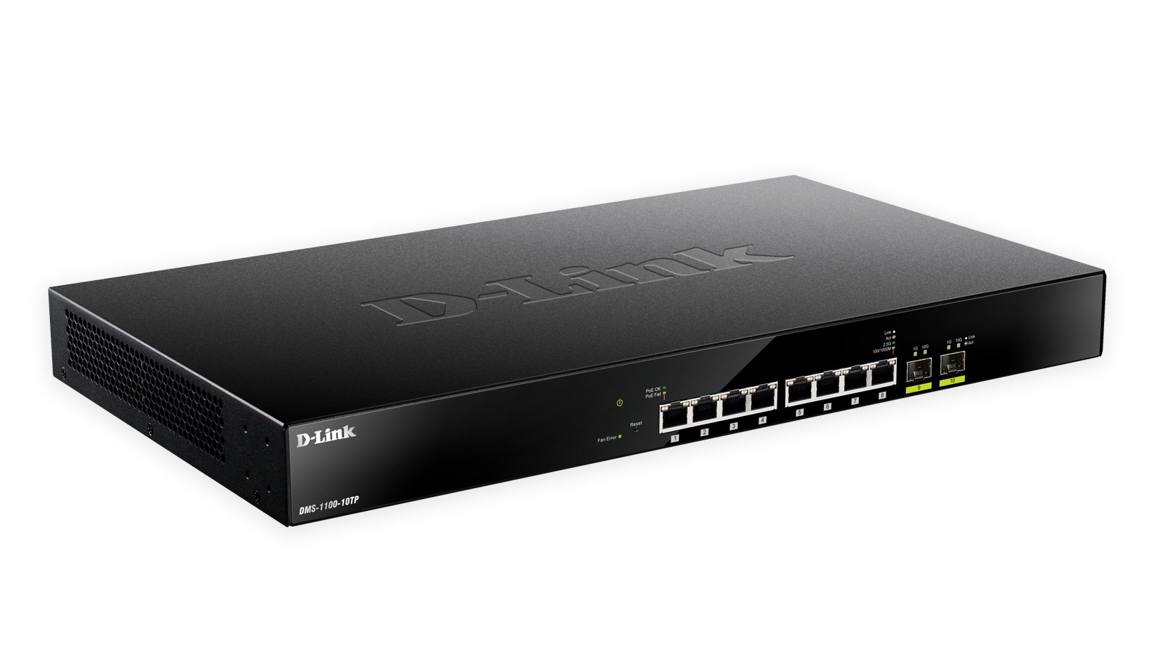 D-Link 10-Port Multi-Gigabit PoE+ Smart Managed Switch D-Link 10-Port Multi-Gigabit PoE+ Smart Managed Switch