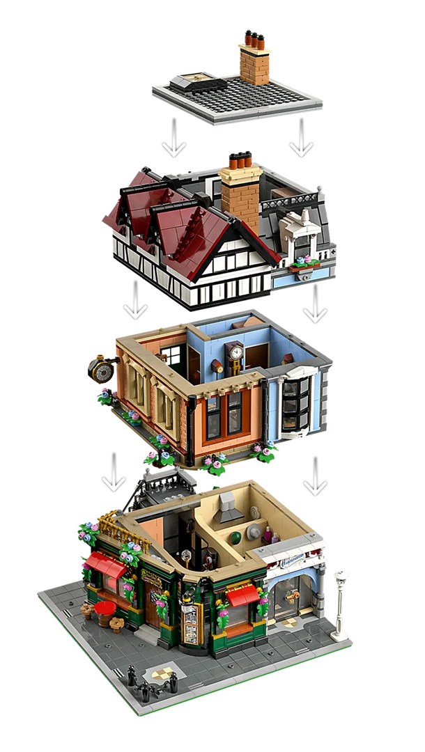 LEGO ICONS 10350 Tudor Corner LEGO ICONS 10350 Tudor Corner