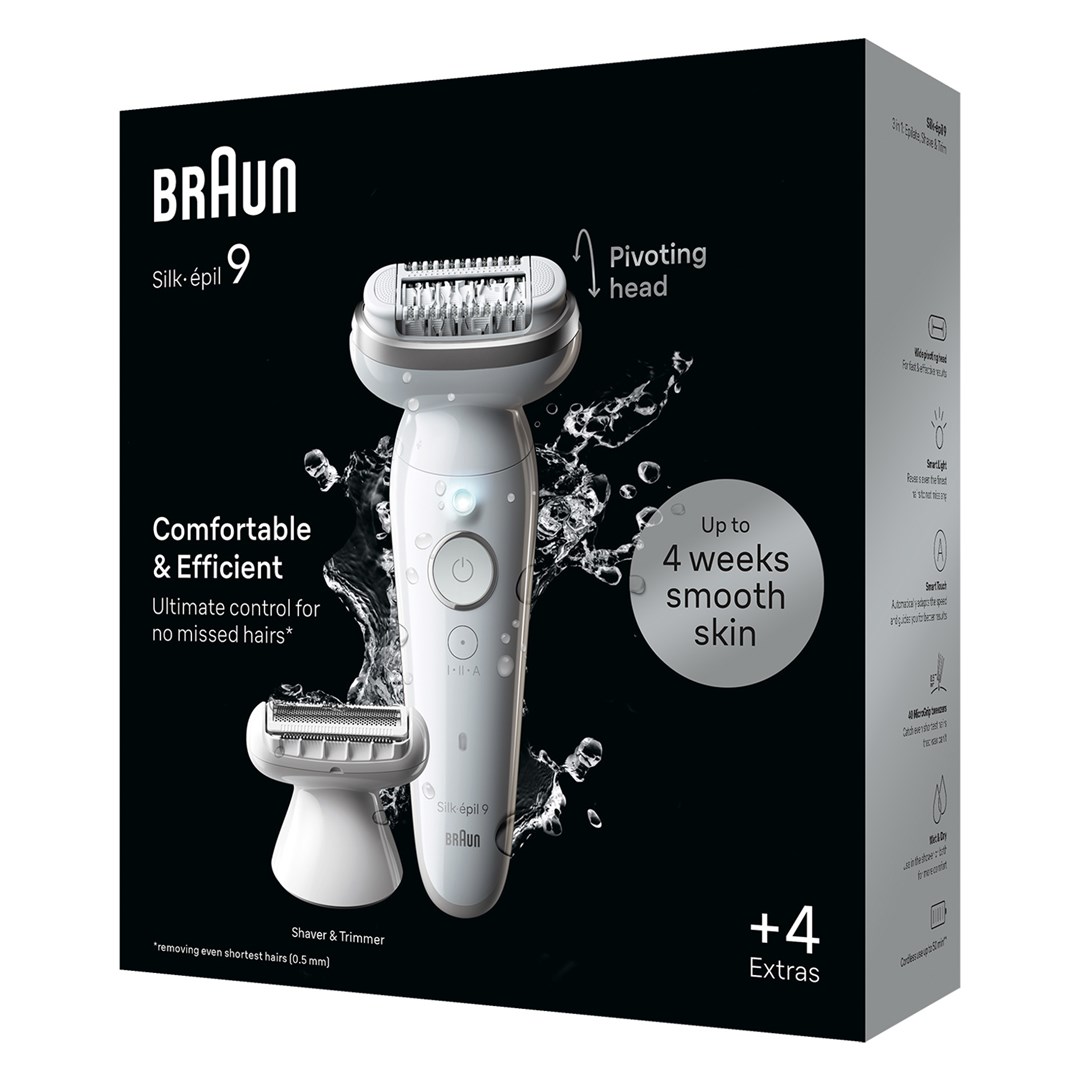 Braun Silk-épil 9 9-041 40 tweezers Silver Braun Silk-épil 9 9-041 40 tweezers Silver
