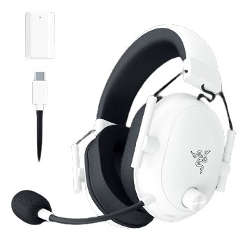 Razer BlackShark V2 HyperSpeed Headset Wired & Wireless Head-band Gaming USB Type-A Bluetooth White Razer BlackShark V2 HyperSpeed Headset Wired & Wireless Head-band Gaming USB Type-A Bluetooth White