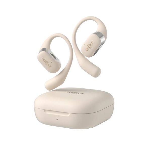 SHOKZ OpenFit Headphones Wireless Ear-hook Calls/Music/Sport/Everyday Bluetooth White SHOKZ OpenFit Headphones Wireless Ear-hook Calls/Music/Sport/Everyday Bluetooth White