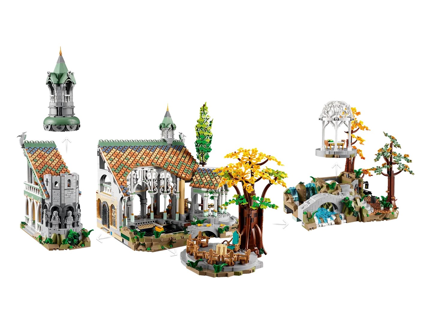 LEGO ICONS 10316 THE LORD OF THE RINGS: RIVENDELL LEGO ICONS 10316 THE LORD OF THE RINGS: RIVENDELL