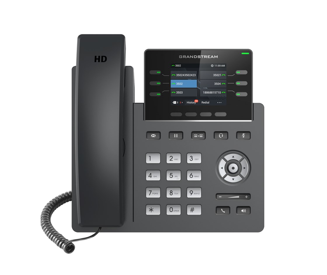 Grandstream Networks GRP2613W IP phone Black 4 lines TFT Grandstream Networks GRP2613W IP phone Black 4 lines TFT