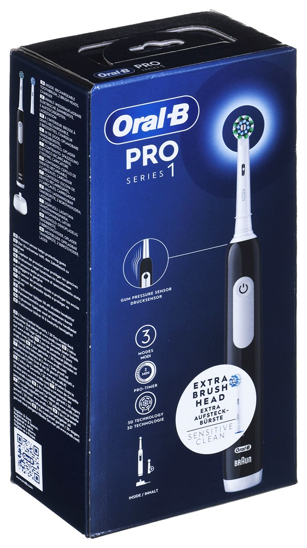 Oral-B Pro Series 1 Adult Oscillating toothbrush Black, White Oral-B Pro Series 1 Adult Oscillating toothbrush Black, White
