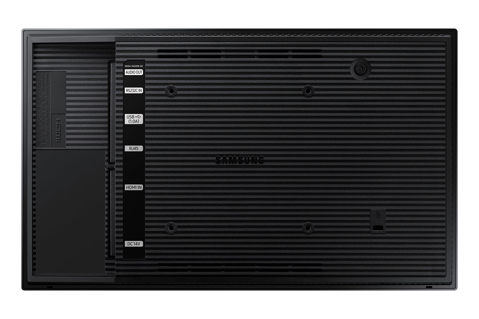 Samsung QB13R-M Digital signage flat panel 33 cm (13") LCD Wi-Fi 500 cd/m² Full HD Black Built-in processor Tizen 4.0 16/7 Samsung QB13R-M Digital signage flat panel 33 cm (13") LCD Wi-Fi 500 cd/m² Full HD Black Built-in processor Tizen 4.0 16/7