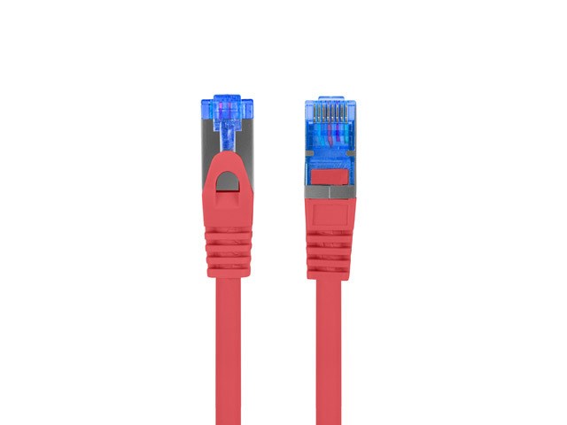 LANBERG PATCHCORD S/FTP CAT.6A 0.5M RED LSZH LANBERG PATCHCORD S/FTP CAT.6A 0.5M RED LSZH