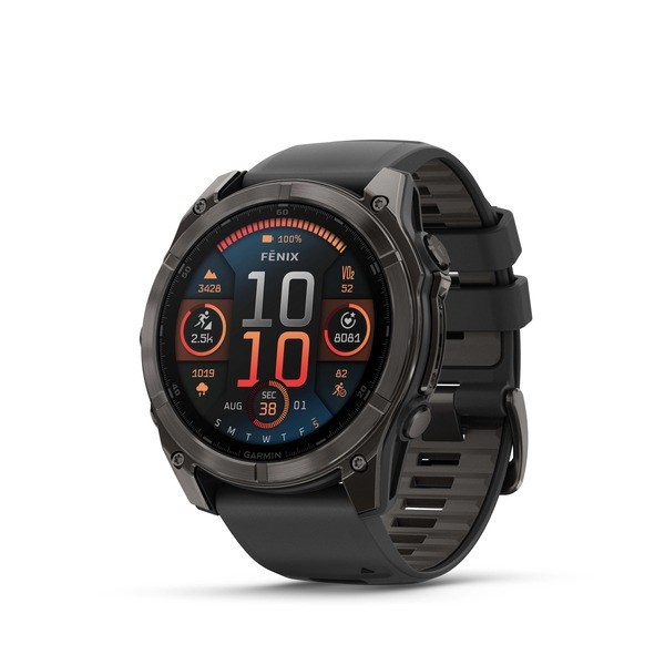 Garmin Fenix 8 3.56 cm (1.4") AMOLED 51 mm Digital 454 x 454 pixels Touchscreen Titanium Wi-Fi GPS (satellite) Garmin Fenix 8 3.56 cm (1.4") AMOLED 51 mm Digital 454 x 454 pixels Touchscreen Titanium Wi-Fi GPS (satellite)