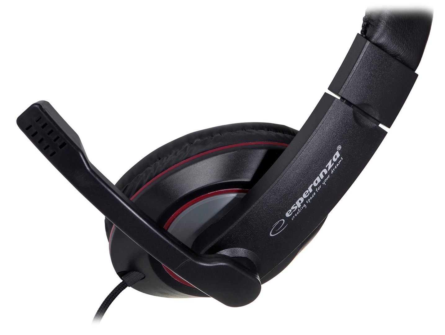 Esperanza EH118 headphones/headset Wired Head-band Calls/Music Black, Red Esperanza EH118 headphones/headset Wired Head-band Calls/Music Black, Red