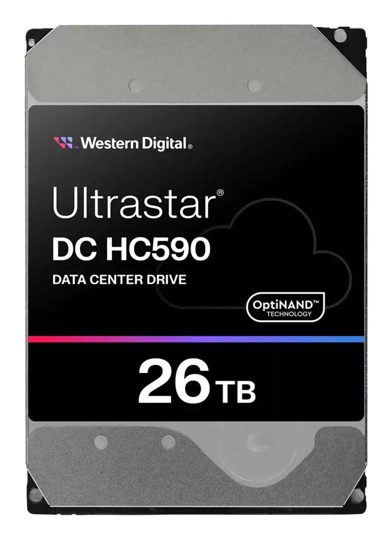 Western Digital DC HC590 internal hard drive 26 TB 7200 RPM 3.5" Serial ATA Western Digital DC HC590 internal hard drive 26 TB 7200 RPM 3.5" Serial ATA
