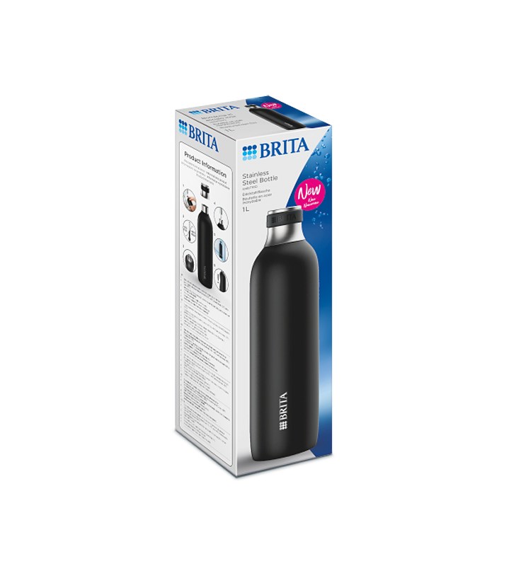 Brita sodaTRIO bottle (1 l; black) Brita sodaTRIO bottle (1 l; black)