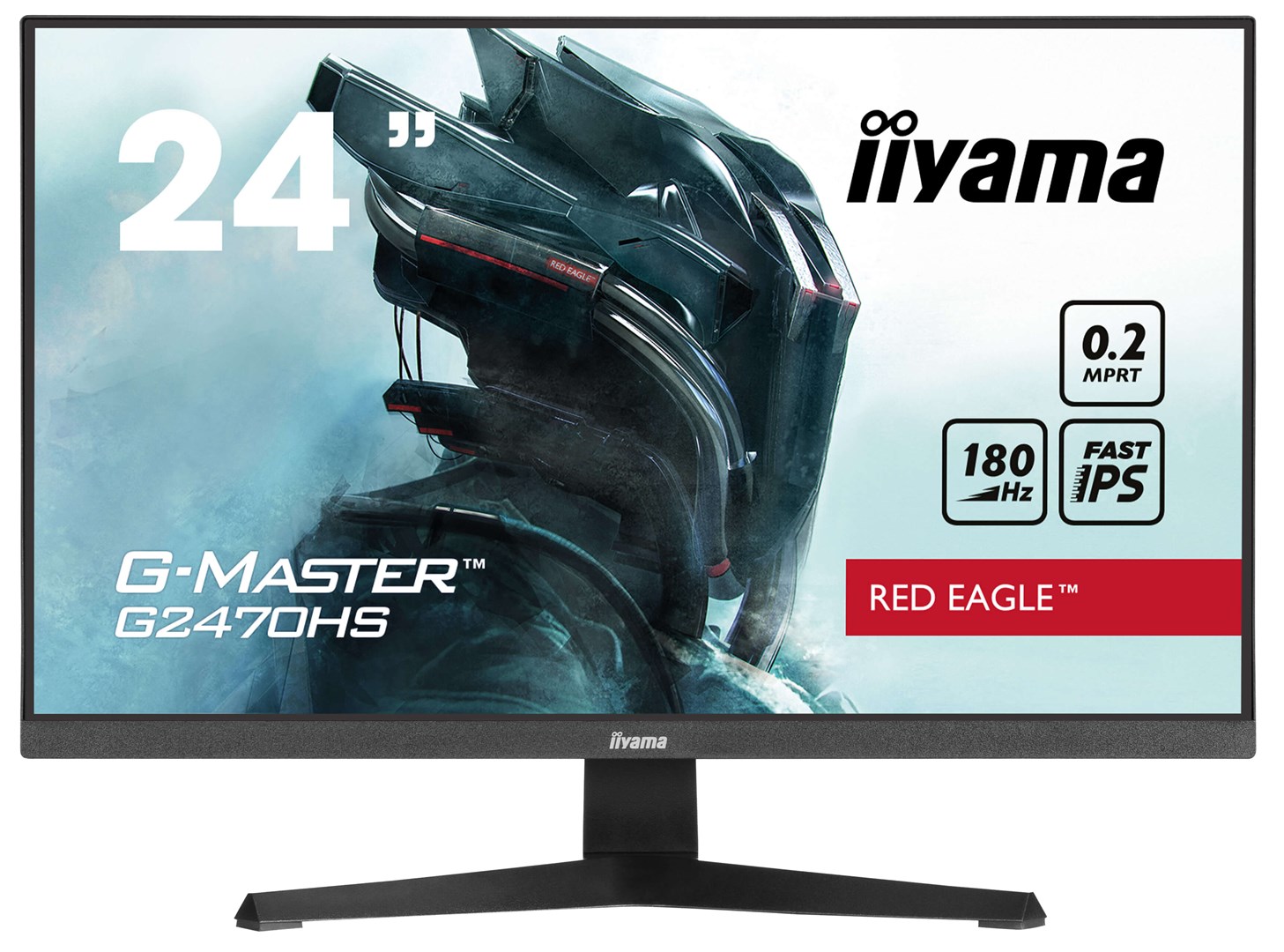 iiyama G-MASTER G2470HS-B1 computer monitor 60.5 cm (23.8") 1920 x 1080 pixels Full HD LCD Black iiyama G-MASTER G2470HS-B1 computer monitor 60.5 cm (23.8") 1920 x 1080 pixels Full HD LCD Black