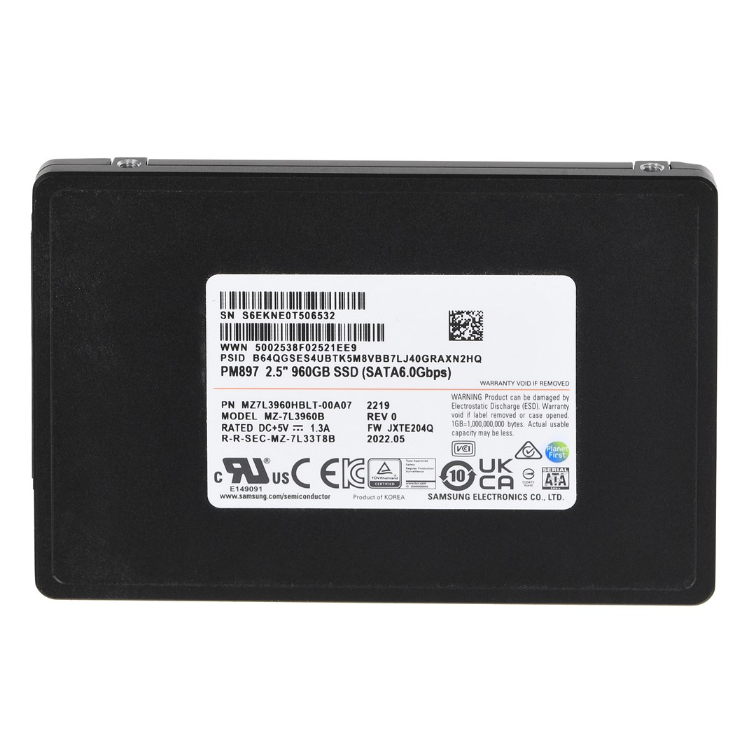 SSD Samsung PM897 960GB SATA 2.5" MZ7L3960HBLT-00A07 (DWPD 3) SSD Samsung PM897 960GB SATA 2.5" MZ7L3960HBLT-00A07 (DWPD 3)