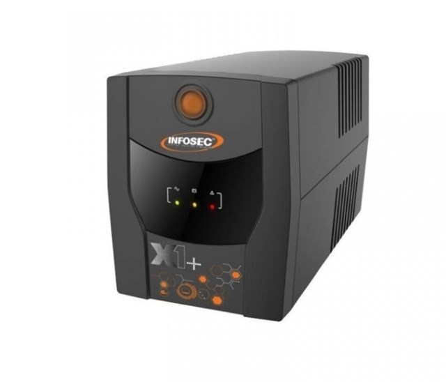 Infosec INF_661093 Backup Power Supply UPS X1+ 1600, 1600VA, 900W, 4X FR/SCHUKO Infosec INF_661093 Backup Power Supply UPS X1+ 1600, 1600VA, 900W, 4X FR/SCHUKO