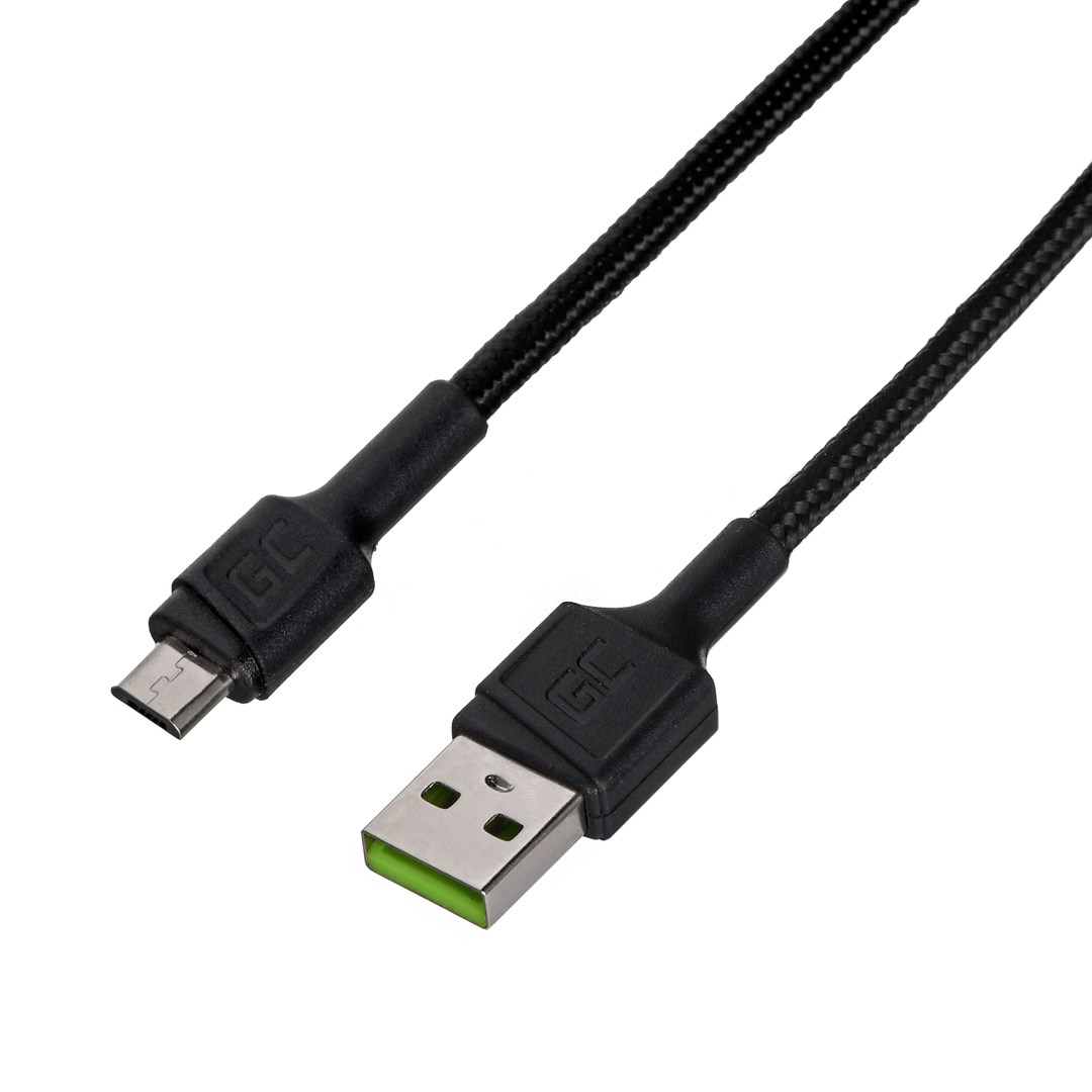 Green Cell KABGC23 USB cable USB 2.0 0.3 m USB A Micro-USB B Black Green Cell KABGC23 USB cable USB 2.0 0.3 m USB A Micro-USB B Black