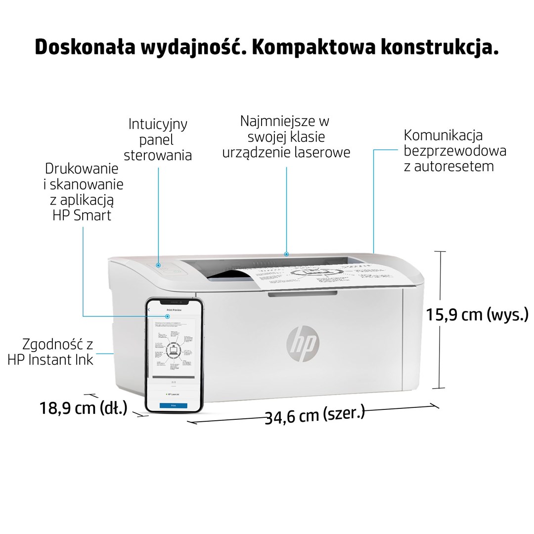 HP LaserJet M110w Printer, Black and white, Printer for Small office, Print, Compact Size HP LaserJet M110w Printer, Black and white, Printer for Small office, Print, Compact Size