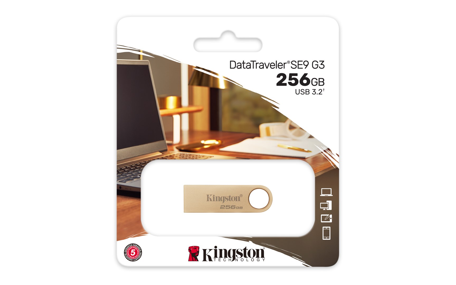Kingston Technology DataTraveler 256GB 220MB/s Metal USB 3.2 Gen 1 SE9 G3 Kingston Technology DataTraveler 256GB 220MB/s Metal USB 3.2 Gen 1 SE9 G3