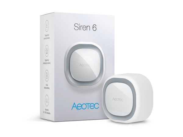 Z-Wave Siren 6 Wireless siren Indoor/outdoor White Z-Wave Siren 6 Wireless siren Indoor/outdoor White