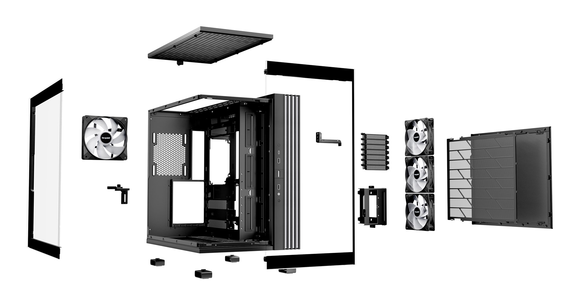 be quiet! LIGHT BASE 600 LX Black Midi Tower be quiet! LIGHT BASE 600 LX Black Midi Tower