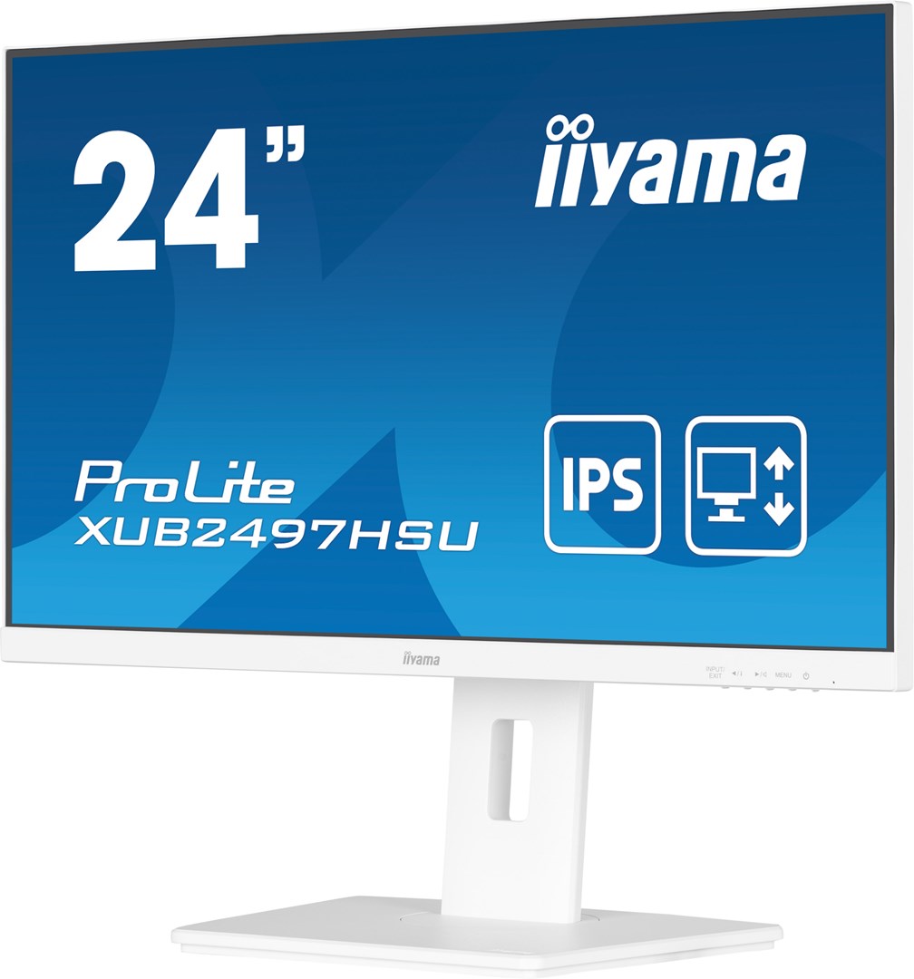 iiyama ProLite 24” IPS technology panel with height adjustable stand and 100Hz refresh rate iiyama ProLite 24” IPS technology panel with height adjustable stand and 100Hz refresh rate