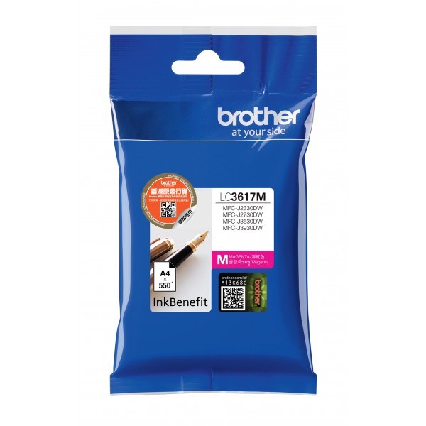 Brother LC-3617M ink cartridge 1 pc(s) Original Standard Yield Magenta Brother LC-3617M ink cartridge 1 pc(s) Original Standard Yield Magenta