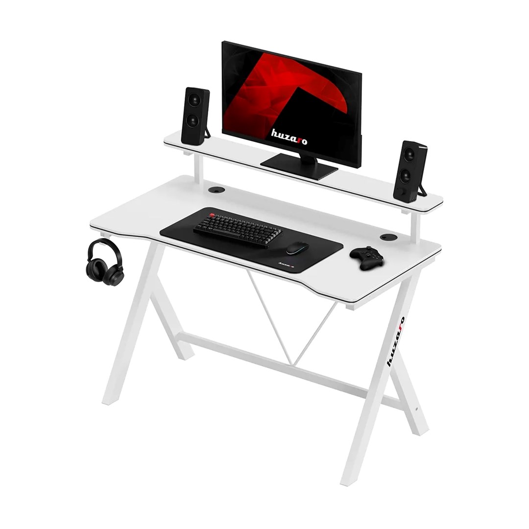 Huzaro Hero 1.9 White Gaming Desk Huzaro Hero 1.9 White Gaming Desk