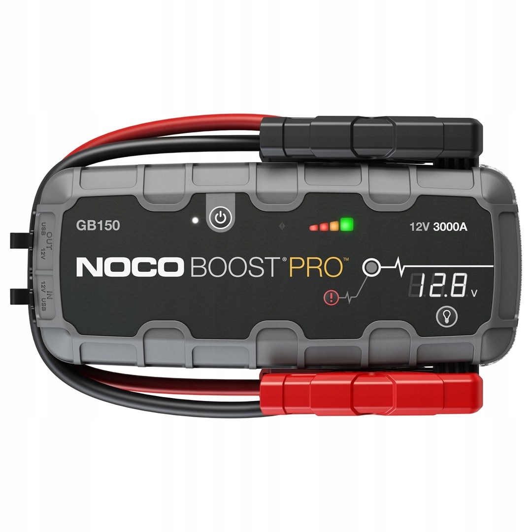 NOCO GB150 Boost 12V 3000A Jump Starter starter device with integrated 12V/USB battery NOCO GB150 Boost 12V 3000A Jump Starter starter device with integrated 12V/USB battery