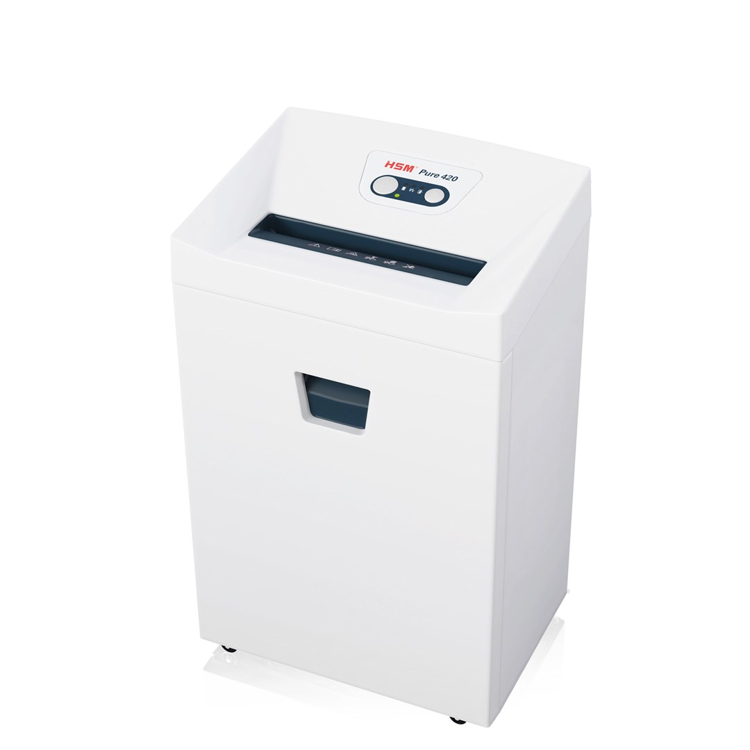 HSM Pure 420 shredder, 35 l, 1,9x15 mm HSM Pure 420 shredder, 35 l, 1,9x15 mm