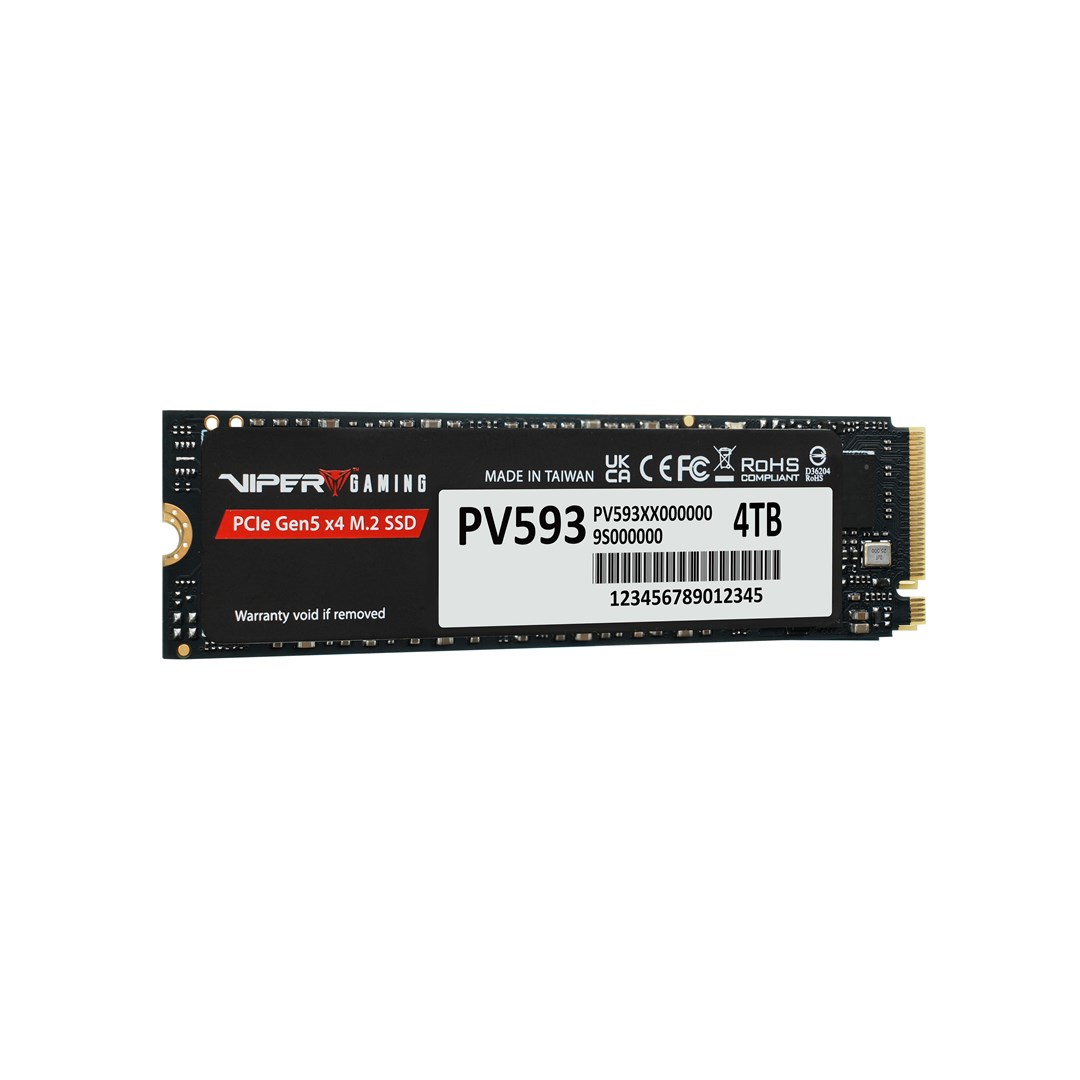 Patriot Viper PV593 M.2 PCI-E Gen5 x4 NVMe2 4TB SSD Patriot Viper PV593 M.2 PCI-E Gen5 x4 NVMe2 4TB SSD