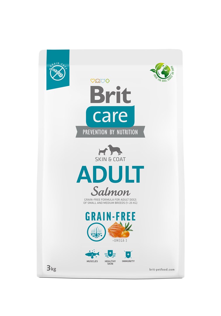 Dry food for adult dogs - BRIT Care Grain-free Adult Salmon - 3 kg Dry food for adult dogs - BRIT Care Grain-free Adult Salmon - 3 kg