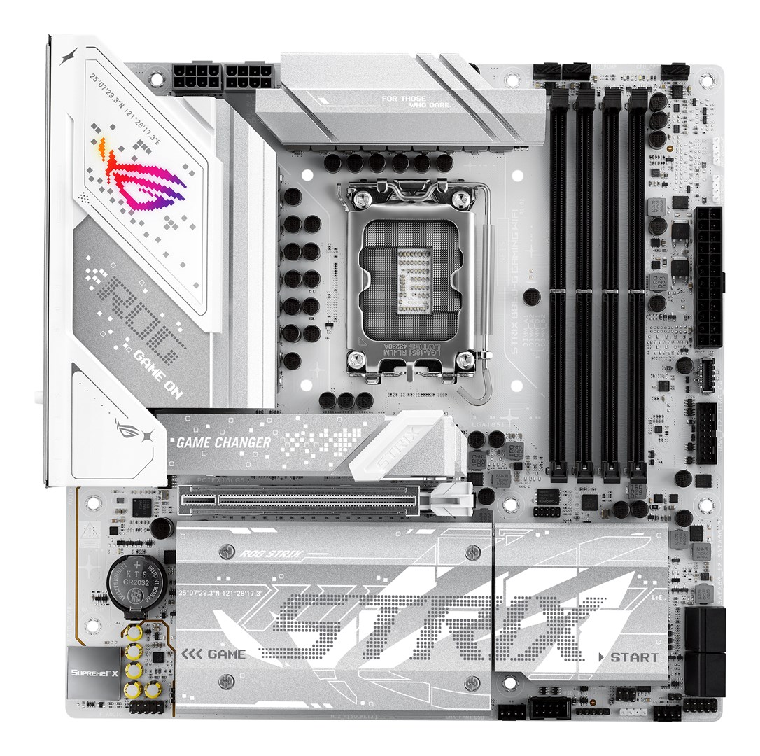 ASUS ROG STRIX B860-G GAMING WIFI Intel B860 LGA 1851 (Socket V1) micro ATX ASUS ROG STRIX B860-G GAMING WIFI Intel B860 LGA 1851 (Socket V1) micro ATX