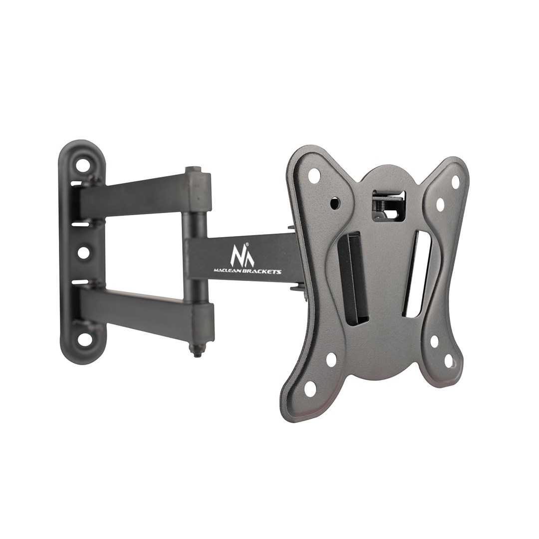 Maclean MC-417 Full Motion TV Monitor Wall Mount 13-32" 30kg max. VESA 100x100 Black Powder Coated Universal Holder Bracket Adjustable Wall Distance Rotating Tilting Maclean MC-417 Full Motion TV Monitor Wall Mount 13-32" 30kg max. VESA 100x100 Black Powder Coated Universal Holder Bracket Adjustable Wall Distance Rotating Tilting