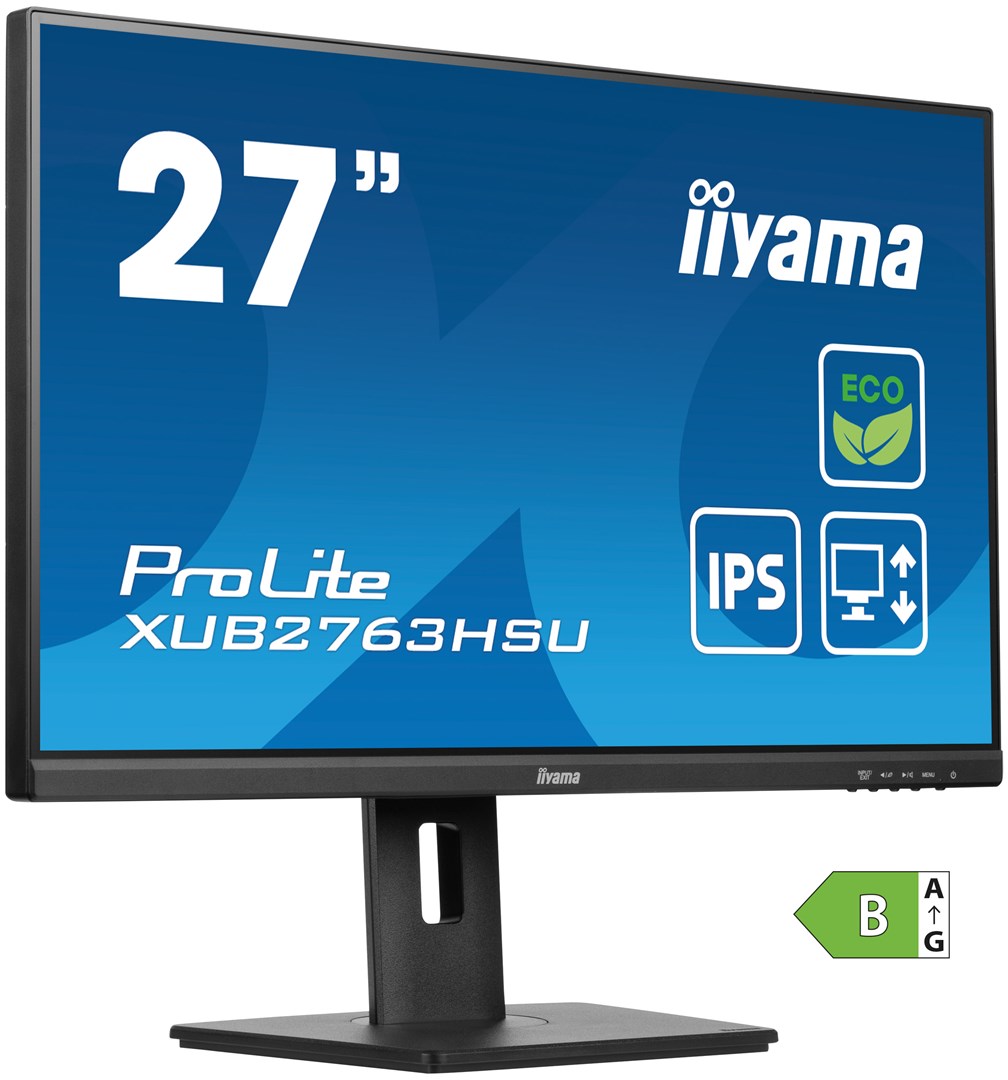 iiyama ProLite XUB2763HSU-B1 computer monitor 68.6 cm (27") 1920 x 1080 pixels Full HD LED Black iiyama ProLite XUB2763HSU-B1 computer monitor 68.6 cm (27") 1920 x 1080 pixels Full HD LED Black