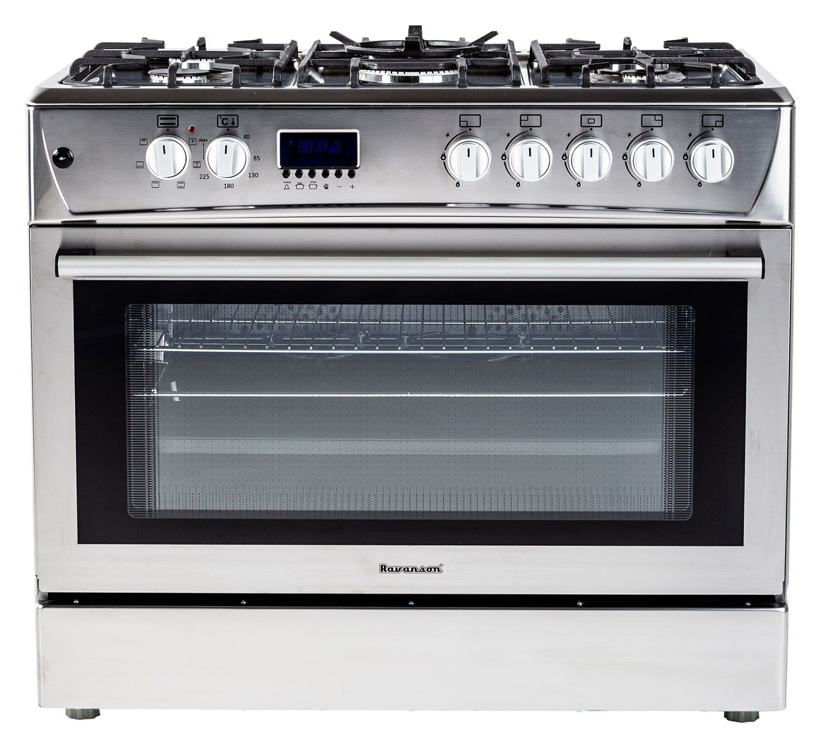 Gas-electric Cooker Ravanson KWGE-K90 Cheff Modern (silver) Gas-electric Cooker Ravanson KWGE-K90 Cheff Modern (silver)