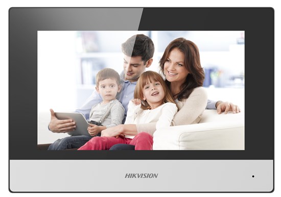 Hikvision DS-KH6320-WTE2 video door entry system 17.8 cm (7") Black, Grey Hikvision DS-KH6320-WTE2 video door entry system 17.8 cm (7") Black, Grey