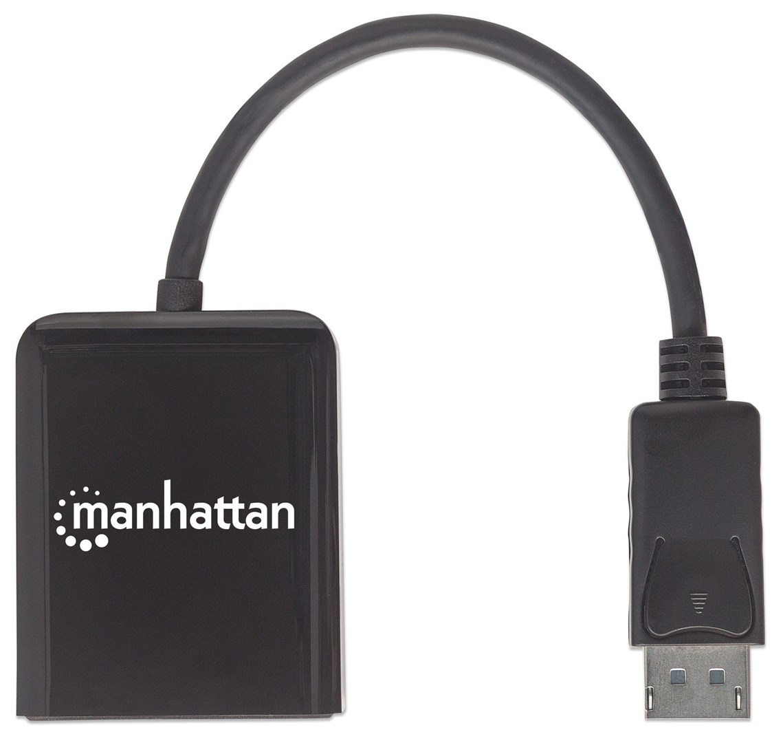 Manhattan DisplayPort 1.2 to 2-Port DisplayPort 1.2 Splitter Hub with MST, 4K@30Hz, USB-A Powered, Video Wall Function, Black, MST = Multi-Stream Transport, 3 Year Warranty Manhattan DisplayPort 1.2 to 2-Port DisplayPort 1.2 Splitter Hub with MST, 4K@30Hz, USB-A Powered, Video Wall Function, Black, MST = Multi-Stream Transport, 3 Year Warranty